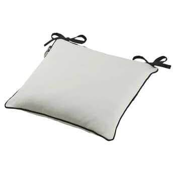 Sedák na židli ANNA bílá/černá 1