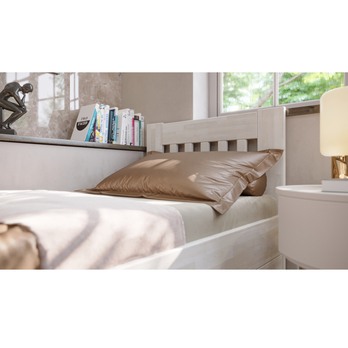 Postel APOLONIE BOX I buk/bílá, 90x200 cm 4