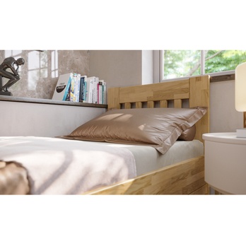 Postel APOLONIE BOX I dub, 90x200 cm 3