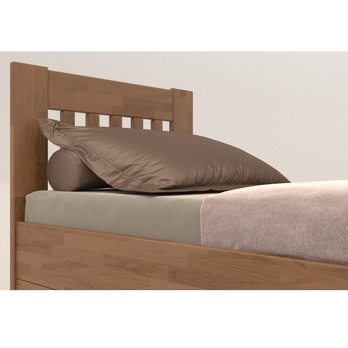 Postel APOLONIE BOX I dub/ořech světlý, 90x200 cm 4