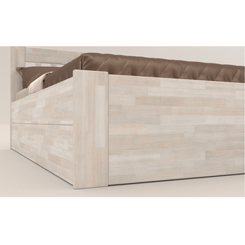 Postel APOLONIE BOX I buk/bílá, 120x200 cm 4