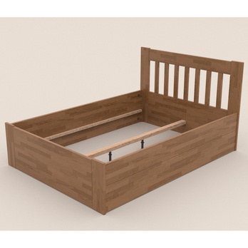 Postel APOLONIE BOX II dub/ořech světlý, 140x200 cm 2