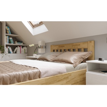 Postel APOLONIE BOX II dub, 140x200 cm 4