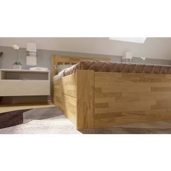Postel APOLONIE BOX II dub, 140x200 cm 5