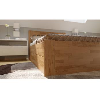 Postel APOLONIE BOX II dub/ořech světlý, 140x200 cm 6