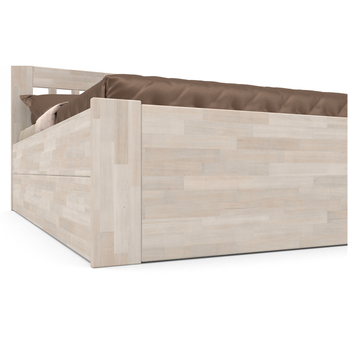 Postel APOLONIE BOX II buk/bílá, 160x200 cm 5