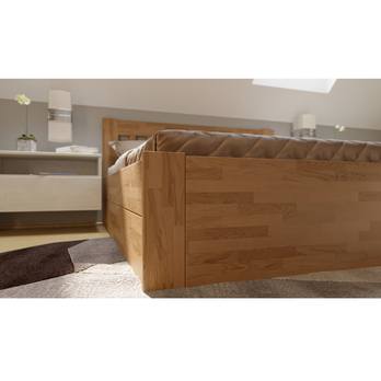 Postel APOLONIE BOX II dub/ořech světlý, 160x200 cm 4