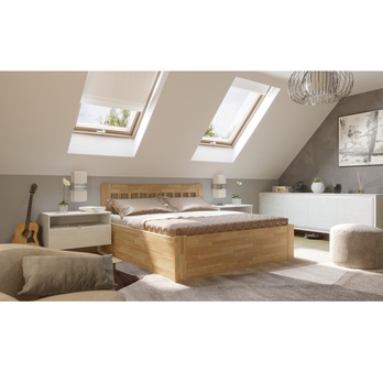 Postel APOLONIE BOX II buk, 180x200 cm 1