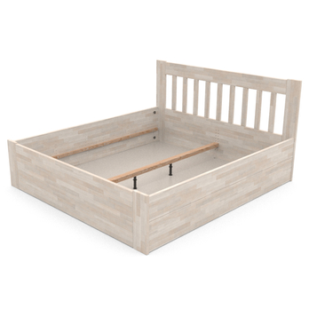 Postel APOLONIE BOX II buk/bílá, 180x200 cm 2