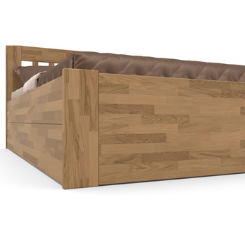 Postel APOLONIE BOX II dub, 180x200 cm 3