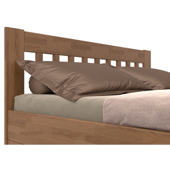 Postel APOLONIE BOX II dub/ořech světlý, 180x200 cm 3