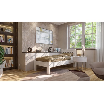 Postel APOLONIE I buk/bílá, 80x200 cm 1