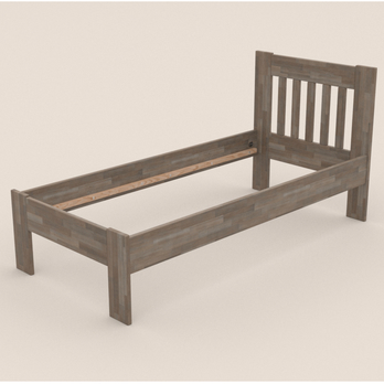 Postel APOLONIE I buk/šedá, 100x200 cm 2