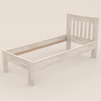 Postel APOLONIE I buk/bílá, 100x200 cm 2