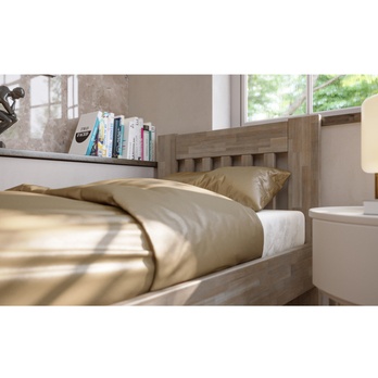 Postel APOLONIE I buk/šedá, 100x200 cm 3