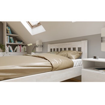 Postel APOLONIE I buk/bílá, 120x200 cm 2