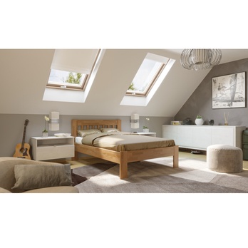 Postel APOLONIE II dub/světlý ořech, 140x200 cm 1