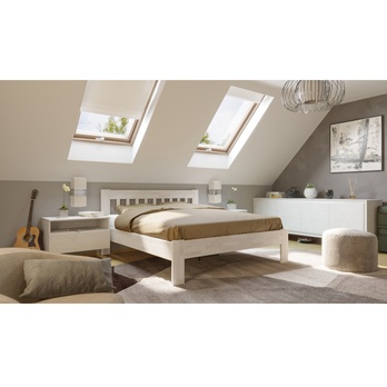 Postel APOLONIE II buk/bílá, 160x200 cm 1