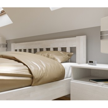 Postel APOLONIE II buk/bílá, 160x200 cm 4