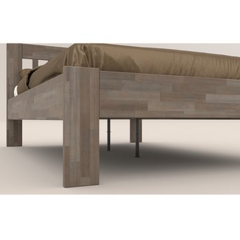 Postel APOLONIE II buk/šedá, 140x200 cm 3