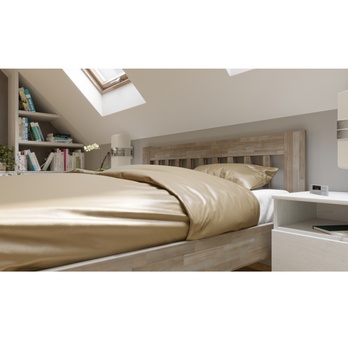 Postel APOLONIE II buk/šedá, 160x200 cm 6