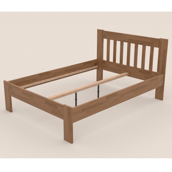 Postel APOLONIE II dub/světlý ořech, 140x200 cm 2