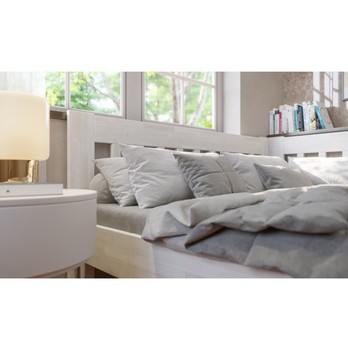 Rohová postel APOLONIE pravá, buk/bílá, 180x200 cm 6