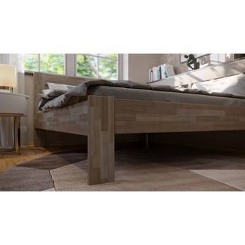 Rohová postel APOLONIE pravá, buk/šedá, 180x200 cm 4