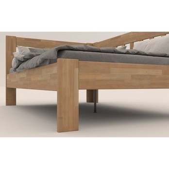 Rohová postel APOLONIE buk/pravá, 140x200 cm 3