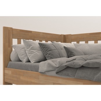 Rohová postel APOLONIE buk/pravá, 140x200 cm 4