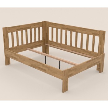 Rohová postel APOLONIE dub/pravá, 140x200 cm 2