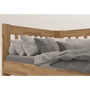 Rohová postel APOLONIE dub/pravá, 140x200 cm 4