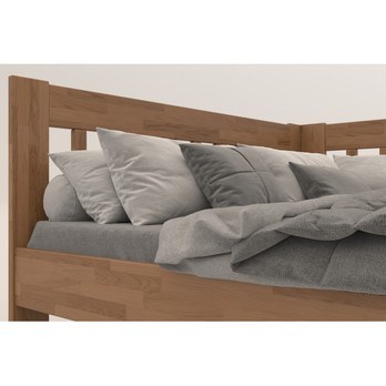 Rohová postel APOLONIE pravá, dub/světlý ořech, 180x200 cm 4