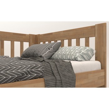 Rohová postel APOLONIE buk/levá, 140x200 cm 3