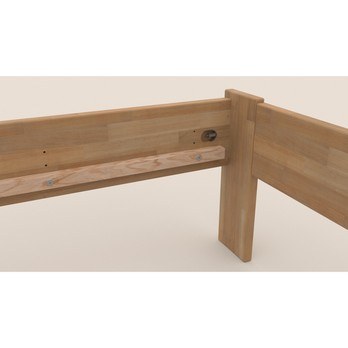 Rohová postel APOLONIE buk/levá, 140x200 cm 4