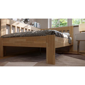 Rohová postel APOLONIE buk/levá, 140x200 cm 5