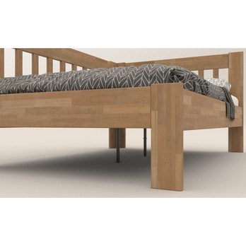 Rohová postel APOLONIE buk/levá, 140x200 cm 7