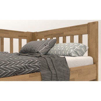 Rohová postel APOLONIE dub/levá, 140x200 cm 3