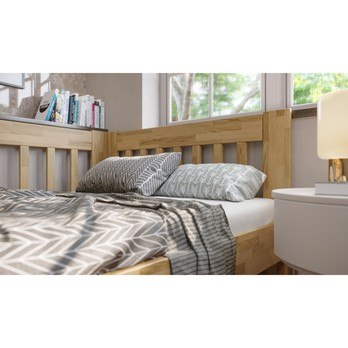 Rohová postel APOLONIE dub/levá, 140x200 cm 4