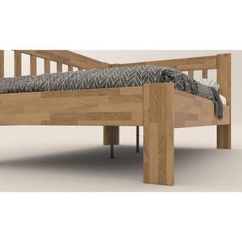 Rohová postel APOLONIE dub/levá, 140x200 cm 5