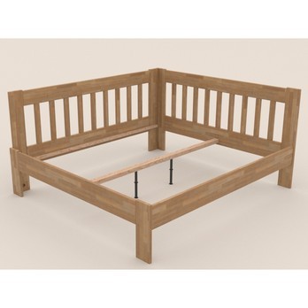 Rohová postel APOLONIE buk/levá, 180x200 cm 2