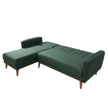 Sedací souprava AQUA levá, tmavě zelená 2
