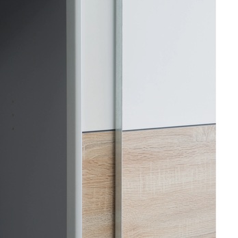 Šatní skříň ARAGON dub sonoma, bílá 5