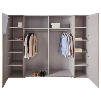 Šatní skříň ARAGON dub artisan, beton 3