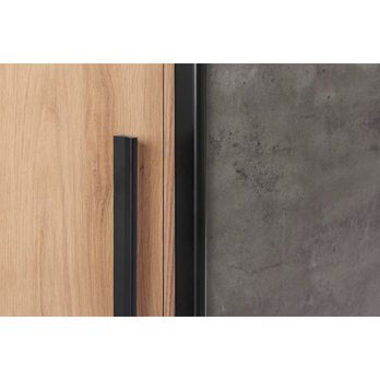 Šatní skříň ARAGON dub artisan, beton 5