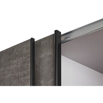 Šatní skříň ARAGON dub artisan, beton 6