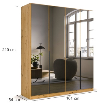 Šatní skříň ARCENIA IV dub artisan 4