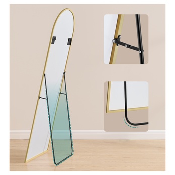 Stojanové zrcadlo ARCHED 1 zlatá 2