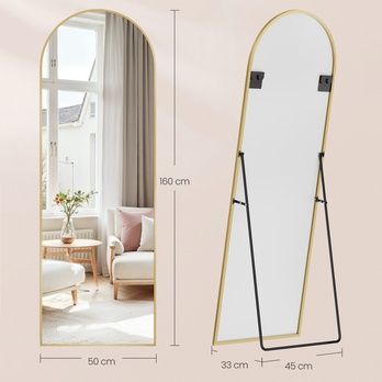 Stojanové zrcadlo ARCHED 1 zlatá 4