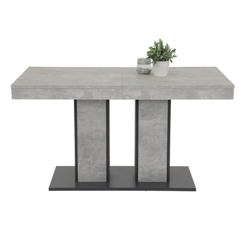 Jídelní stůl ARESSA beton/černá 2